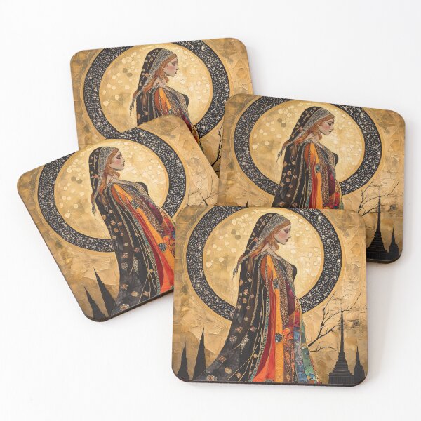 Item preview, Greek Goddess Artemis Surreal Art - Modern Mythological Design designed and sold by All Souls Dream.