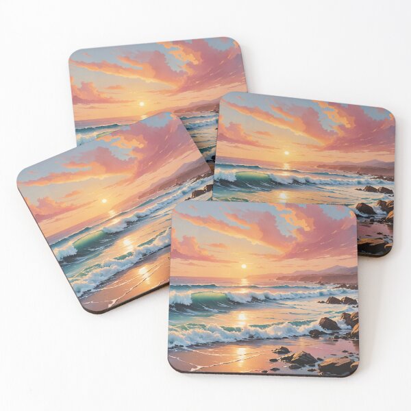 Item preview, Pink Ocean Sunset designed and sold by 4FlagsCreations.