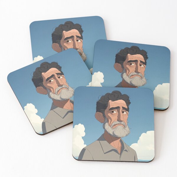 Item preview, Cuban man, portrait | Anime style designed and sold by ComicsFactory.