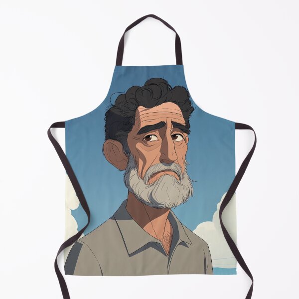 Item preview, Cuban man, portrait | Anime style designed and sold by ComicsFactory.