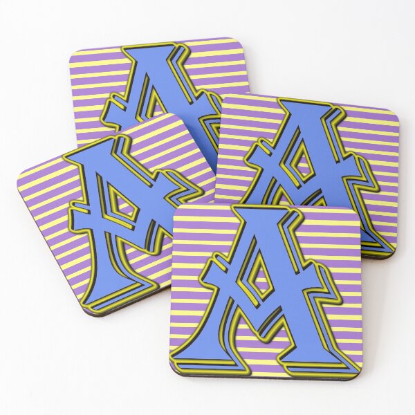 Item preview, Design featuring the letter A with lines and colors designed and sold by MoArtShop.
