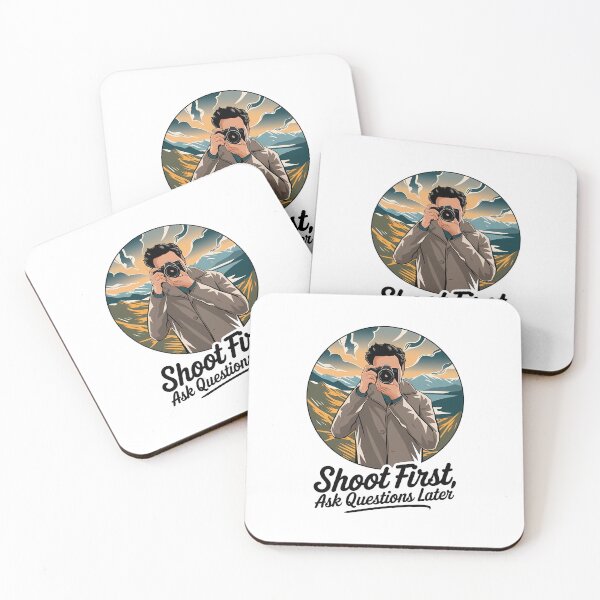 Item preview, Shoot first, ask questions later (5) designed and sold by Black Sands Art.