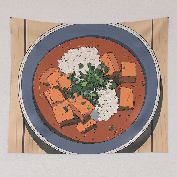 Item preview, Curry | Anime style designed and sold by ComicsFactory.