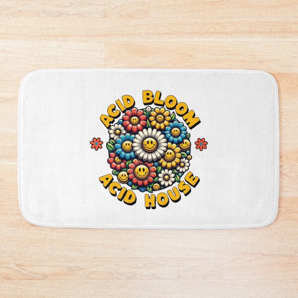 Item preview, ACID HOUSE  - Acid Bloom (black)  designed and sold by Discothreadz.