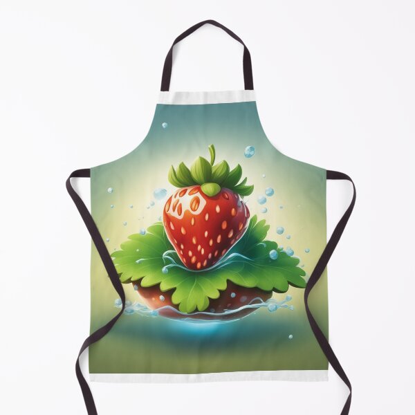 Item preview, Floating Strawberry Cartoon Vector Icon Illustration designed and sold by hjian8219.