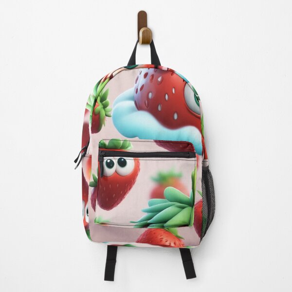 Item preview, Floating Strawberry Cartoon Vector Icon Illustration designed and sold by hjian8219.