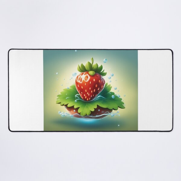 Item preview, Floating Strawberry Cartoon Vector Icon Illustration designed and sold by hjian8219.