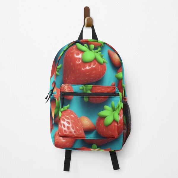 Item preview, Floating Strawberry Cartoon Vector Icon Illustration designed and sold by hjian8219.