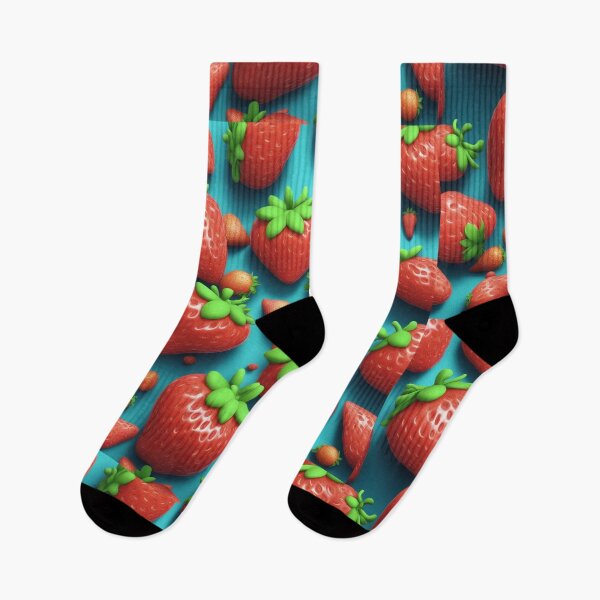 Item preview, Floating Strawberry Cartoon Vector Icon Illustration designed and sold by hjian8219.