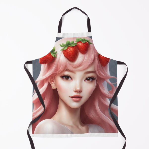 Item preview, Floating Strawberry Cartoon Vector Icon Illustration designed and sold by hjian8219.