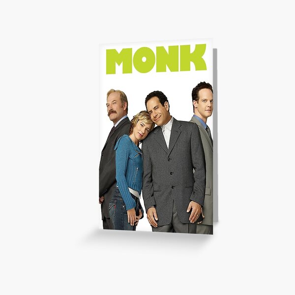 Artikel-Vorschau von Adrian Monk, Natalie Teeger, Leland Stottlemeyer, Randy Disher, designt und verkauft von Raquel Lira.