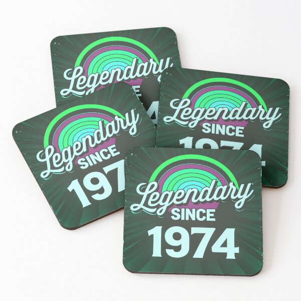 Item preview, Legendary Since 1974 Cool Birthday Quote designed and sold by TheArtOfPat.