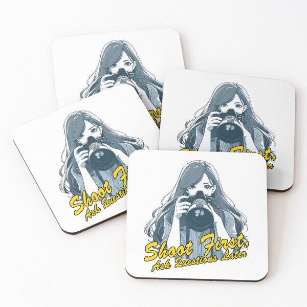 Item preview, Shoot first, ask questions later (8) designed and sold by Black Sands Art.