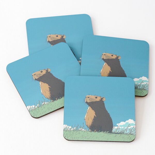 Item preview, Cute Capybara | Anime style designed and sold by ComicsFactory.