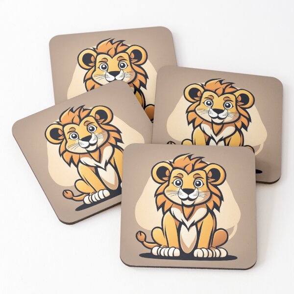 Item preview, Cute Lion Sitting Cartoon Vector Icon Illustration designed and sold by hjian8219.