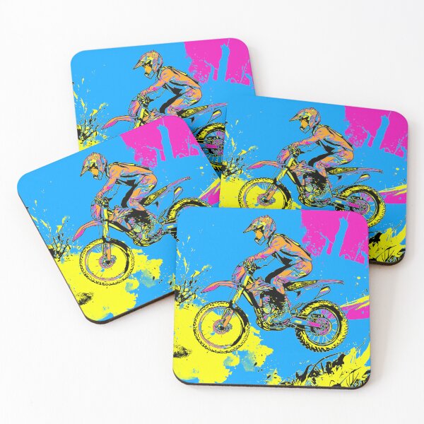 Item preview, Flying Through Paint - Motocross Rider designed and sold by NaturePrints.
