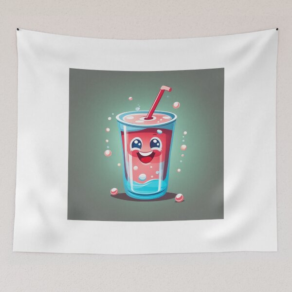 Item preview, Floating Soda Drink Cartoon Vector Icon Illustration designed and sold by hjian8219.