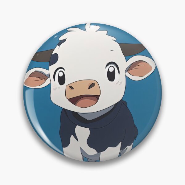 Item preview, Cute Cow | Anime style designed and sold by ComicsFactory.