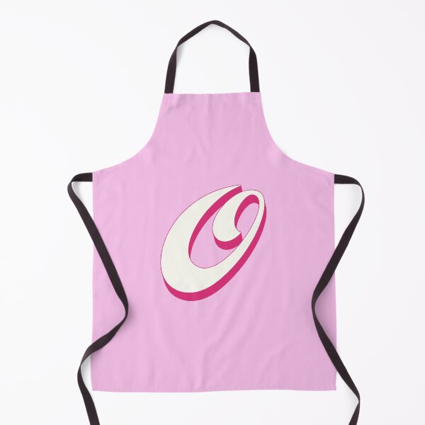 Item preview, O Letter Initial Monogram Retro Pink designed and sold by Serendipity Studios.
