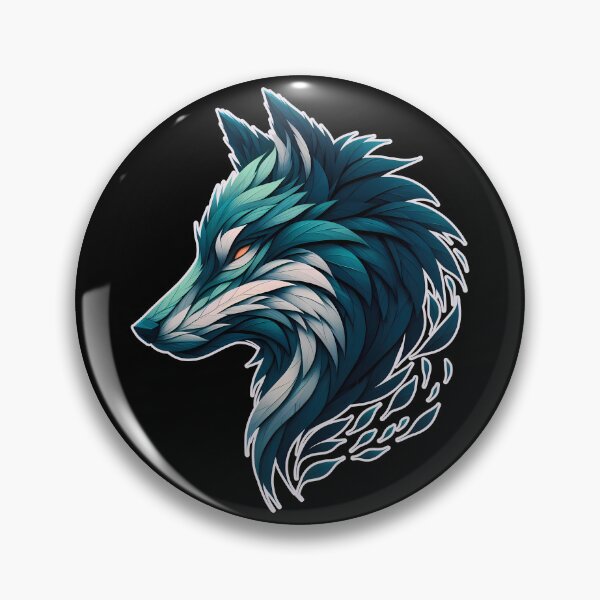 Item preview, Minimalist Wolf Made of Leaves, Ai Generated Art  designed and sold by ACC .