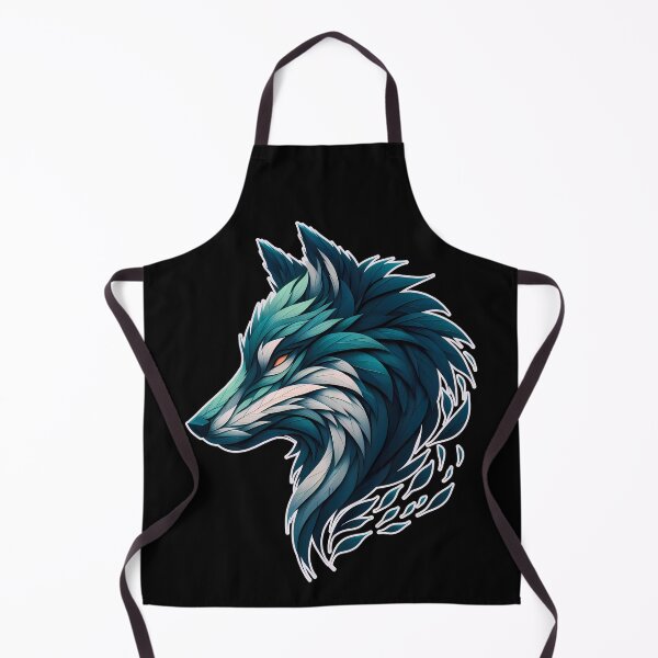 Item preview, Minimalist Wolf Made of Leaves, Ai Generated Art  designed and sold by ACC .