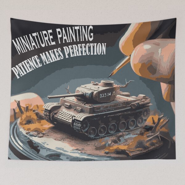 Item preview, Miniature Painting Patience Makes Perfection designed and sold by Albin1961.