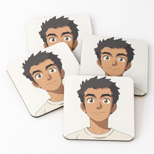 Item preview, Cypriot man, portrait | Anime style designed and sold by ComicsFactory.