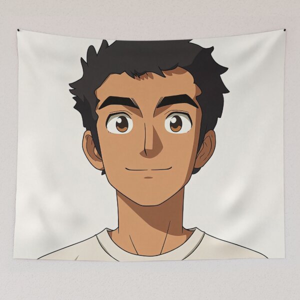 Item preview, Cypriot man, portrait | Anime style designed and sold by ComicsFactory.
