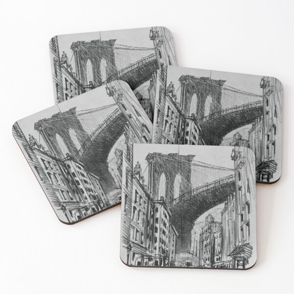 Item preview, Brooklyn Bridge  designed and sold by The Artful Horse.