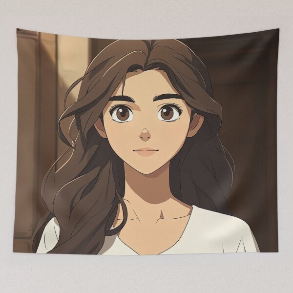 Item preview, Cypriot woman | Anime style designed and sold by ComicsFactory.