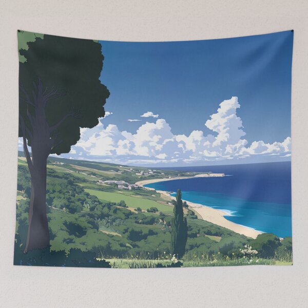 Item preview, Cyprus landscape | Anime style designed and sold by ComicsFactory.