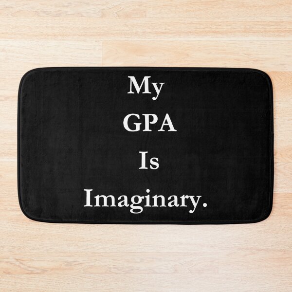 Item preview, My GPA Is Imaginary. Black Classic Tee designed and sold by GeekySexyCool.