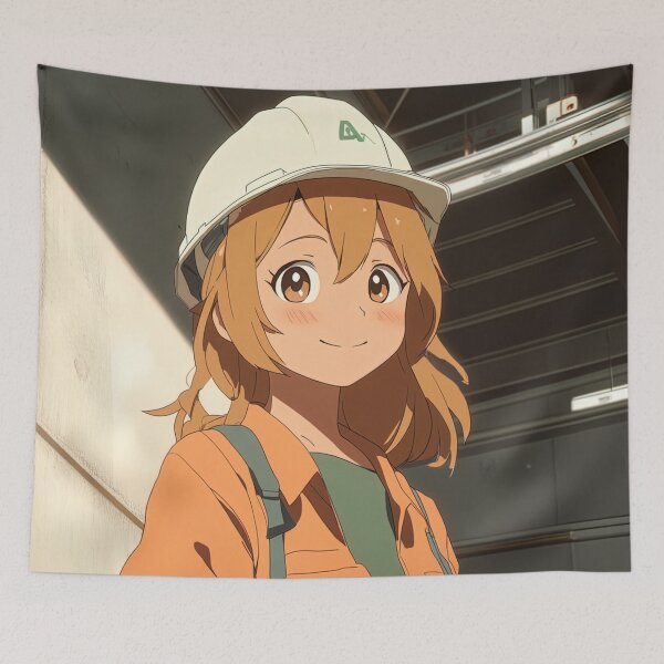 Item preview, Female engineer | Anime style designed and sold by ComicsFactory.