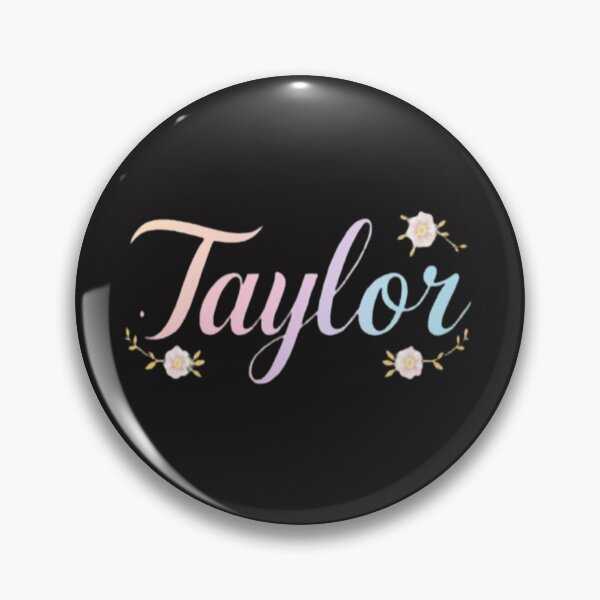 Item preview, Elegant Pastel 'Taylor' Script with Floral Accents designed and sold by ColorsSoul ⭐️⭐️⭐️⭐️⭐️.
