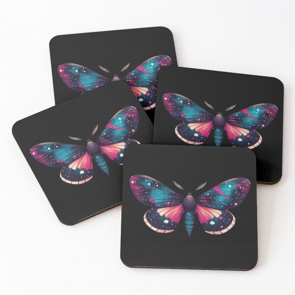 Item preview, Night Sky Moth - Cosmic Celestial Nebula Space designed and sold by Nostalgia Busters.
