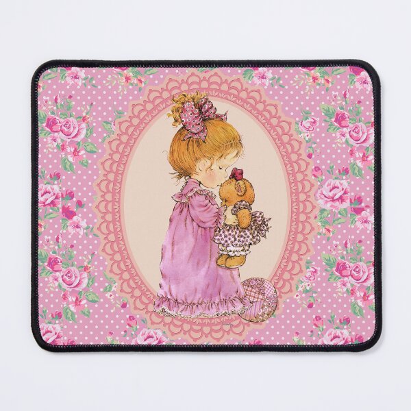 Item preview, Girl Sarah Kay with teddy bear D4 designed and sold by DecoVintage.
