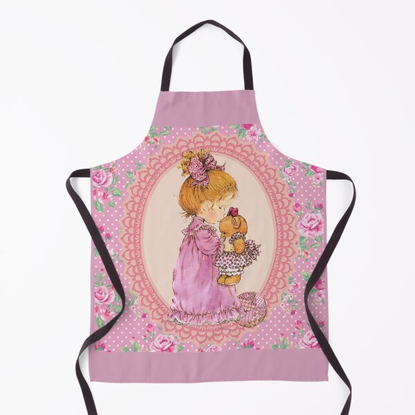 Item preview, Girl Sarah Kay with teddy bear D4 designed and sold by DecoVintage.