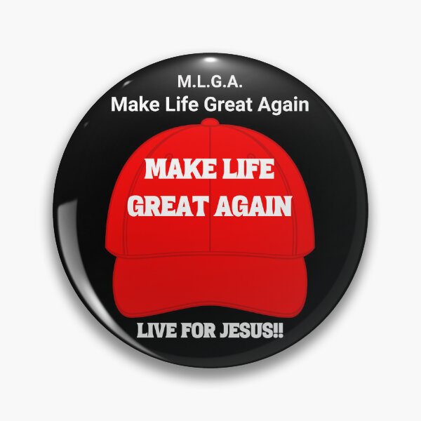 Item preview, Make Life Great Again Red Hat like MAGA designed and sold by S4G Tees.