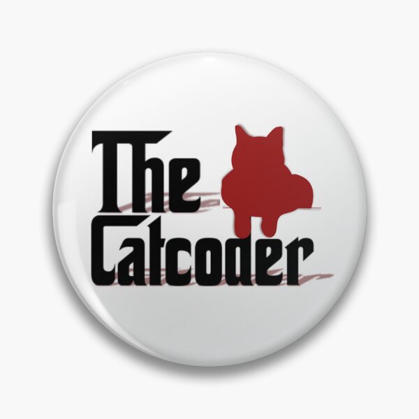 Item preview, Coder / programmer Cat : sticker inspired from godfather for coding enthusiats and engineer  designed and sold by puurfectcat.