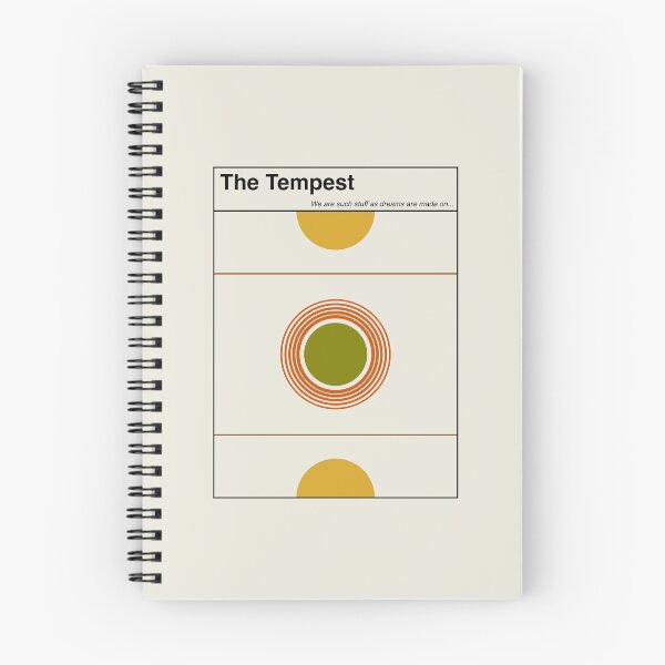 Item preview, The Tempest Shakespeare Minimalist Abstract Art Design designed and sold by kakarikihill.