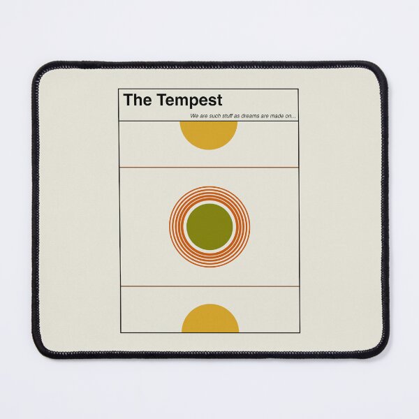 Item preview, The Tempest Shakespeare Minimalist Abstract Art Design designed and sold by kakarikihill.