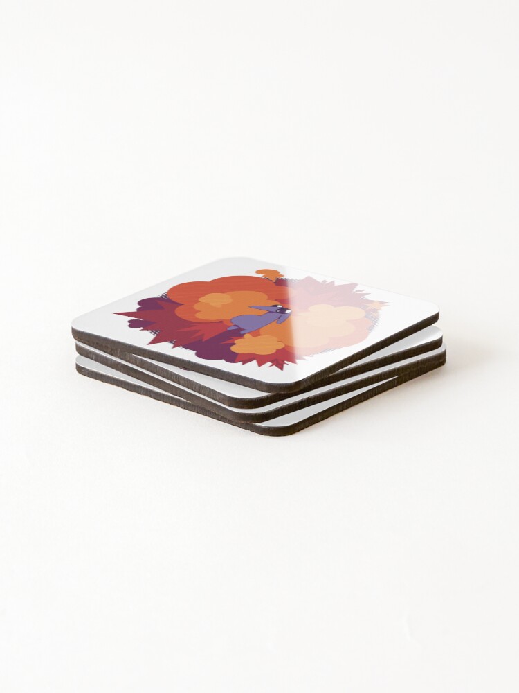 Thumbnail 4 of 5, Coasters (Set of 4), Rotca Explosion designed and sold by catbash.
