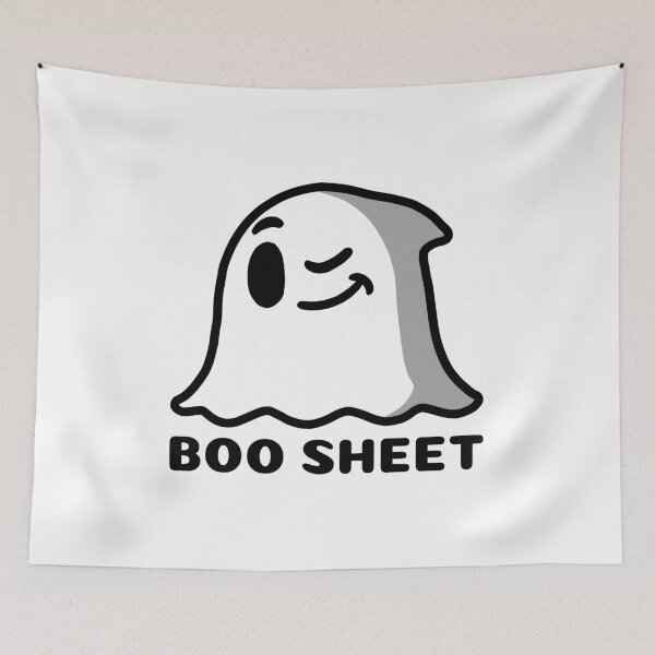 Item preview, Funny Halloween Ghost Boo Sheet designed and sold by TKsTees.