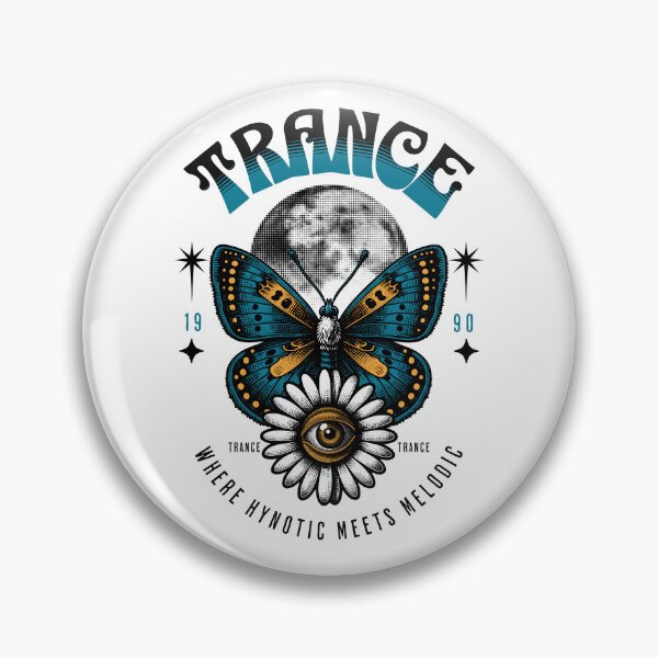 Item preview, TRANCE  -  Sunflower Butterfly (Black/Blue)  designed and sold by Discothreadz.