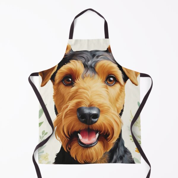 Item preview, Airedale Terrier Floral Painting Art designed and sold by TheAnimalZ00.