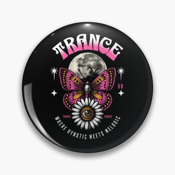 Item preview, TRANCE  - Sunflower Butterfly (White/Pink) designed and sold by Discothreadz.
