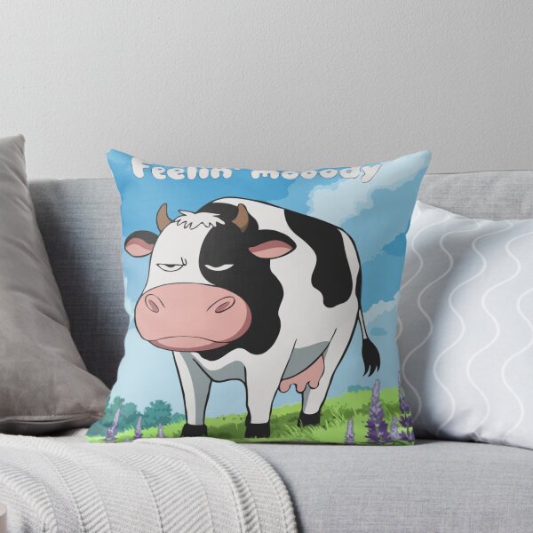 Item preview, Feelin' Mooody Funny Cow T-shirt Design  designed and sold by Collision19.