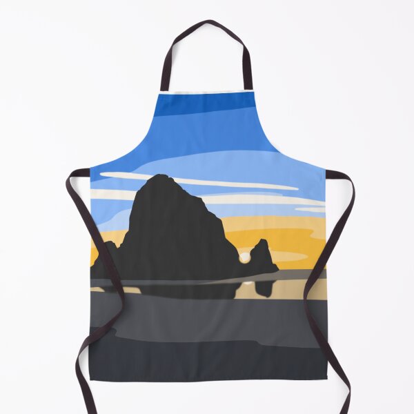 Item preview, Sunset at Haystack Rock designed and sold by ToonyPineapple.