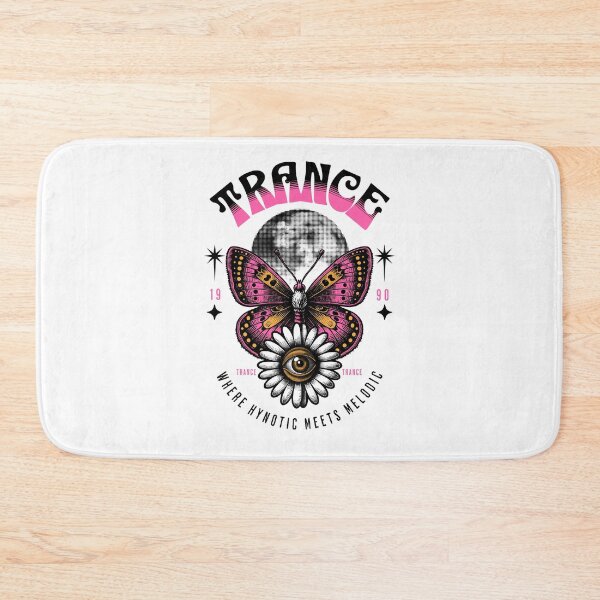 Item preview, TRANCE  - Sunflower Butterfly (black/Pink)  designed and sold by Discothreadz.