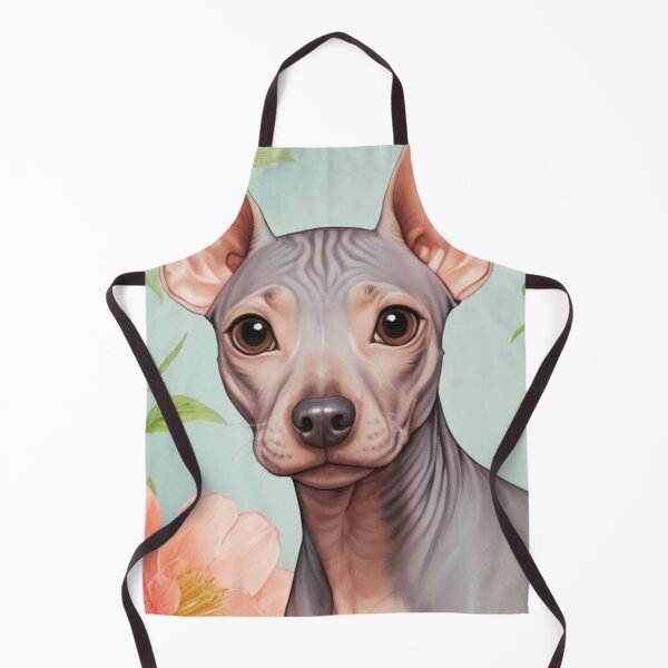 Item preview, American Hairless Terrier Floral Painting Art designed and sold by TheAnimalZ00.